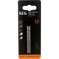 AEG Сверла HSS-G 2шт.2.5mm AAKHSSG025 4932479305