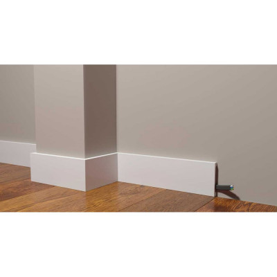 Напольный плинтус Decor-Dizayn ударопрочный влагостойкий под покраску 80Х13Х2000 мм DD708