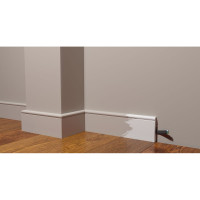 Напольный плинтус Decor-Dizayn ударопрочный влагостойкий под покраску 82Х13Х2000 мм DD49