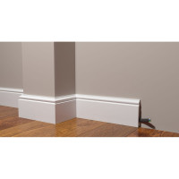 Напольный плинтус Decor-Dizayn ударопрочный влагостойкий под покраску 100Х16Х2000 мм DD701