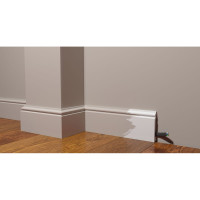 Напольный плинтус Decor-Dizayn ударопрочный влагостойкий под покраску 100Х16Х2000 мм DD701