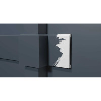 Напольный плинтус Decor-Dizayn ударопрочный влагостойкий под покраску 100Х13Х2000 мм DD707