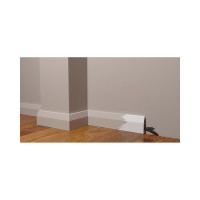 Напольный плинтус Decor-Dizayn ударопрочный влагостойкий под покраску 70Х15Х2000 мм DD125