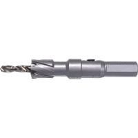 Коронка по металлу HM (16х28 мм; хвостовик 13 мм; комплект) D.BOR HS-HM-28-016-T