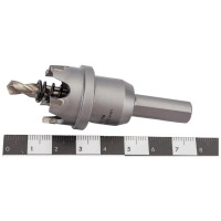 Коронка по металлу HM (25х12 мм; хвостовик 10 мм; комплект) D.BOR HS-HM-12-025-T