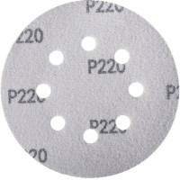 Круг шлифовальный на липучке с отверстиями (5 шт; 125 мм; P200) HOEGERT TECHNIK HT8D127