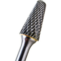 Бор-фреза форма L конус с закругленной головой DC (12х25/70 мм; хвостовик 6 мм) D.BOR RB-DC-L-12-070-6