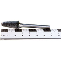 Бор-фреза форма L конус с закругленной головой DC (12х25/70 мм; хвостовик 6 мм) D.BOR RB-DC-L-12-070-6