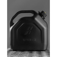 Канистра ГСМ Black Kessler черная с желтой крышкой 20 л Oktan KGA1-02-08