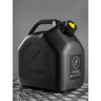 Канистра ГСМ Black Kessler черная с желтой крышкой 10 л Oktan KGA1-02-07