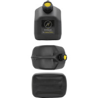 Канистра ГСМ Black Kessler черная с желтой крышкой 5 л Oktan KGA1-02-06