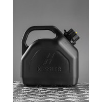 Канистра ГСМ Black Kessler черная с желтой крышкой 5 л Oktan KGA1-02-06