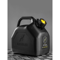 Канистра ГСМ Black Kessler черная с желтой крышкой 5 л Oktan KGA1-02-06