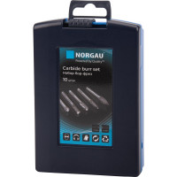 Набор борфрез твердосплавных NORGAU 10 шт. (8 мм) 077200080