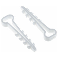 Дюбель-хомут для плоского кабеля УРАЛ ПАК белый, 5-10 мм, 100 шт. АЭ-5059010-100-р