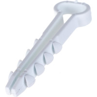 Дюбель-хомут для плоского кабеля УРАЛ ПАК белый, 5-10 мм, 100 шт. АЭ-5059010-100-р