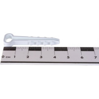 Дюбель-хомут для плоского кабеля УРАЛ ПАК белый, 5-10 мм, 100 шт. АЭ-5059010-100-р