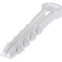Дюбель-хомут для плоского кабеля УРАЛ ПАК белый, 5-8 мм, 100 шт. АЭ-5059008-100-р