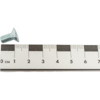 Винт ZAMETAL М6х12 потайн. гол., DIN 965, оц., 500 шт ZA513625