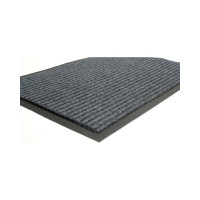 Влаговпитывающий ворсовый входной коврик Luscan 90х120 см серый 959119