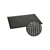 Влаговпитывающий ворсовый входной коврик Luscan 120х180 см серый 999486