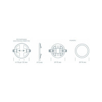 Светодиодный светильник Ultra SP 24W 3000K 5055268048573
