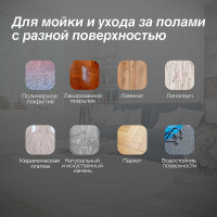 Нейтральное моющее средство для ухода за полами Мега ЛАЙТ 1 л с полирующим эффектом Н 540у