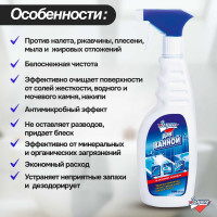 Средство для чистки ванной Золушка 500 мл триггер Ч 20-2