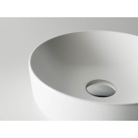 Умывальник чаша Ceramicanova Element накладная, круглая, цвет белый матовый 355х355х125 мм CN6006