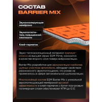 Шумоизоляция SGM Premium Barrier Mix Prime (большие листы 0.5х0.8/ 6 мм)/ упаковка 5 листов/ звукоизоляционная мембрана SGM.BM.6.05X080.5Orange