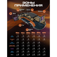 Шумоизоляция SGM Premium Barrier Mix Prime (большие листы 0.5х0.8/ 6 мм)/ упаковка 5 листов/ звукоизоляционная мембрана SGM.BM.6.05X080.5Orange
