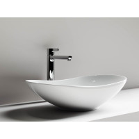 Умывальник чаша Ceramicanova Element накладная, овальная 620х360х145 мм CN6015
