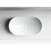 Умывальник чаша Ceramicanova Element накладная, овальная 620х360х145 мм CN6015