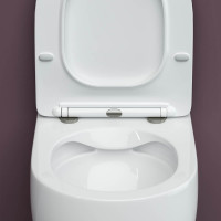 Подвесной унитаз Ceramicanova PLAY Rimless с крепежом, с сиденьем-крышкой с микролифтом CN3001