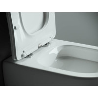 Подвесной унитаз Ceramicanova MONO Rimless с крепежом, с сиденьем-крышкой с микролифтом CN1905