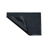 Влаговпитывающий ворсовый входной коврик Luscan 120х180 см серый 999486