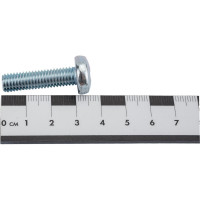 Винт ZAMETAL М8х30 полукруг. гол., DIN 7985, оц., 200 шт ZA513137