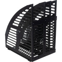 Вертикальный накопитель Attache пластиковый, черный, ширина 160 мм 1226617