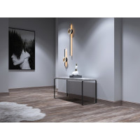 Напольный плинтус Decor-Dizayn ударопрочный, влагостойкий, серый, 79х13х2400 мм 005-80SH