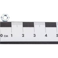 Гайка ZAMETAL низкая, шестигранная М4 DIN 439, оц., 1000 шт ZA511737