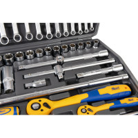 Набор инструментов KRAFT 1/2" и 1/4", 165 предметов KT 703019