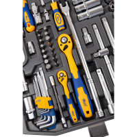 Набор инструментов KRAFT 1/2" и 1/4", 165 предметов KT 703019