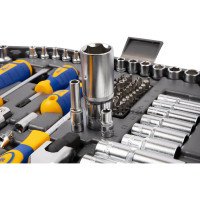 Набор инструментов KRAFT 1/2" и 1/4", 165 предметов KT 703019