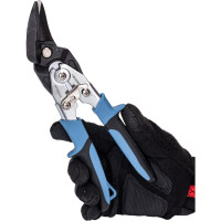 Строительные ножницы HOEGERT TECHNIK 250 мм, изогнутые, левые HT3B504