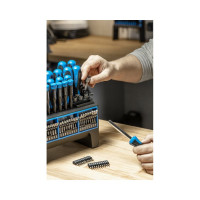 Набор отверток и бит HOEGERT TECHNIK 114 пр, сталь S2 HT1S099