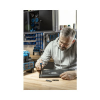 Набор отверток и бит HOEGERT TECHNIK 114 пр, сталь S2 HT1S099