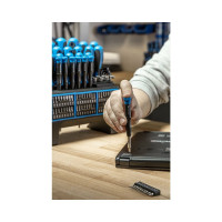 Набор отверток и бит HOEGERT TECHNIK 114 пр, сталь S2 HT1S099