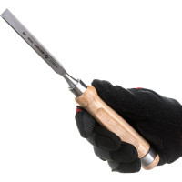 Плоская стамеска HOEGERT TECHNIK с деревянной рукояткой, 12 мм HT3B843