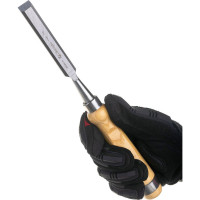 Плоская стамеска HOEGERT TECHNIK с деревянной рукояткой, 16 мм HT3B845