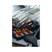 Набор диэлектрических отверток для точных работ HOEGERT TECHNIK 1000 V, сталь S2, 13 пр. HT1S997